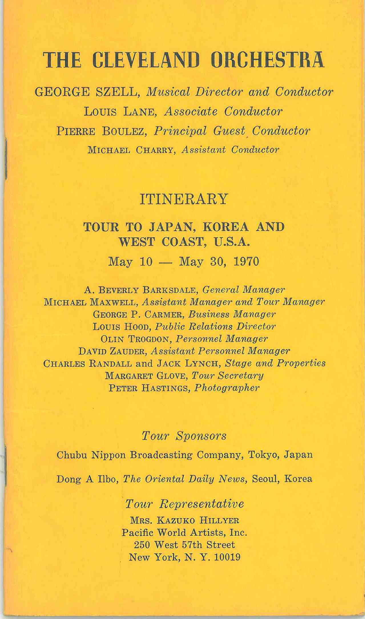 Asia tour itinerary