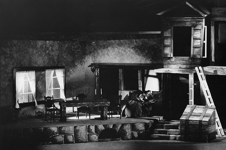 A still of the iconic moment when Katerina first reflects on how empty and unfulfilled she is (Act 1, scene 1)