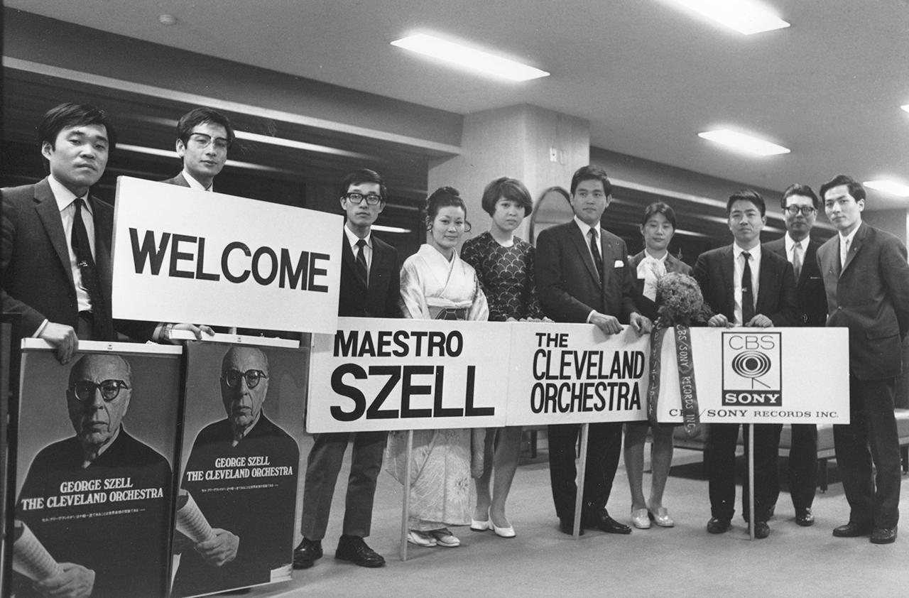 The Orchestra receives a warm welcome to Japan in 1970.