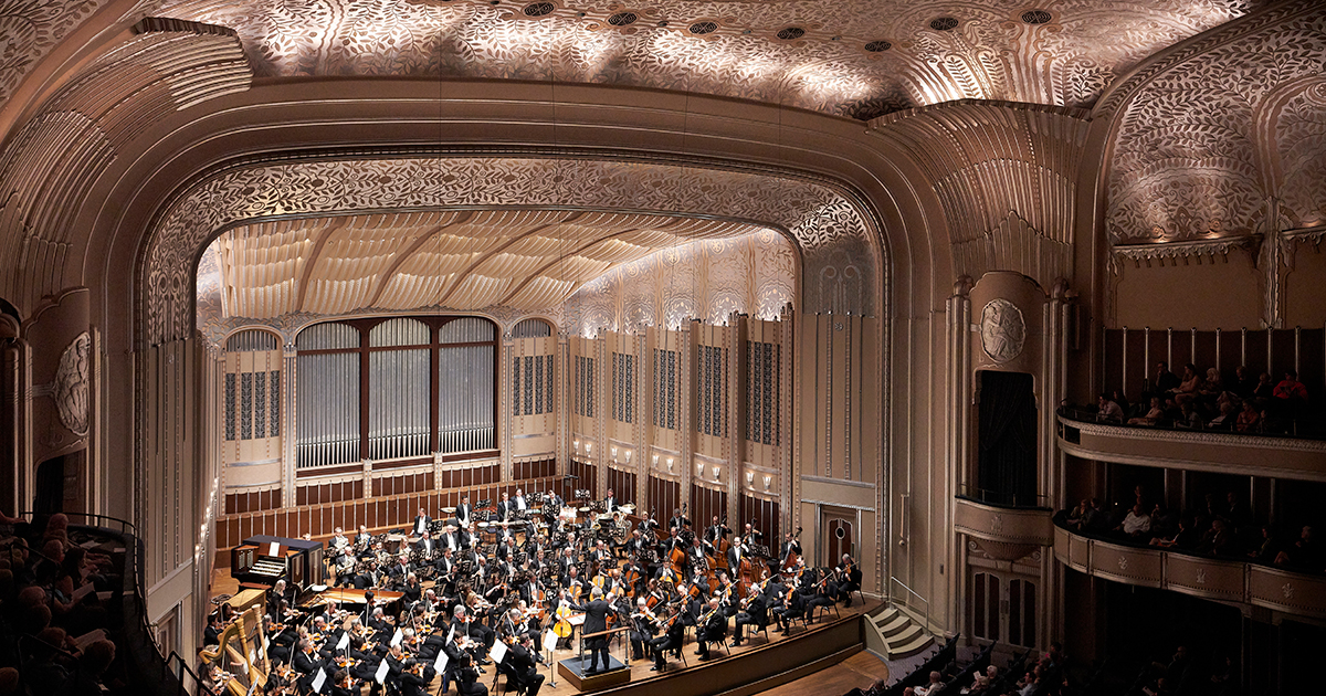 interior of Severance Music Center